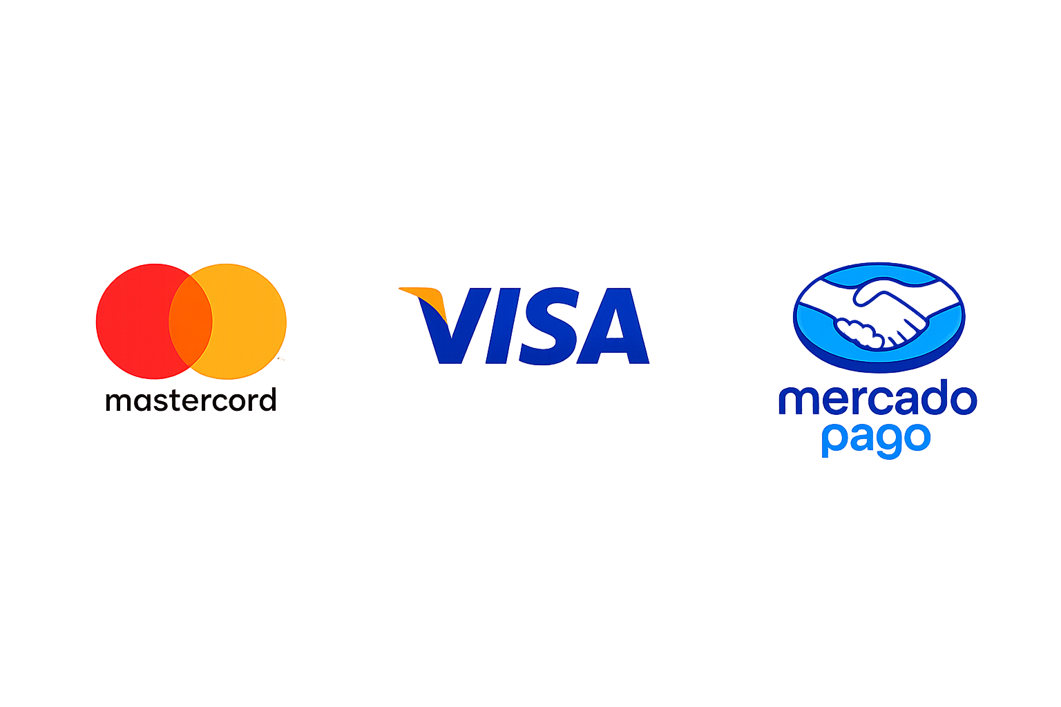 Visa, MasterCard y Mercado Pago